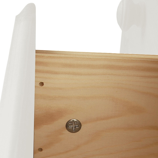 Copenham Narrow Chest Of Drawers In White With 6 Drawers
