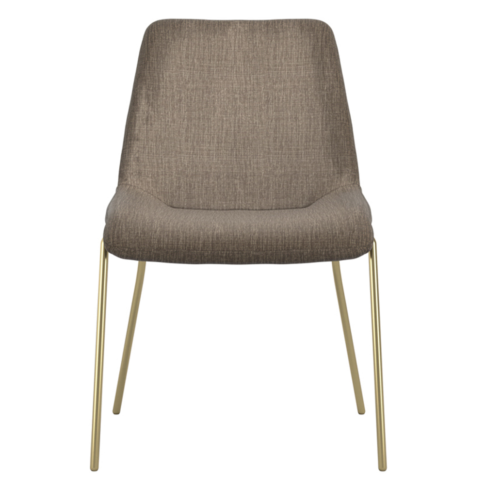 Coquitlam Taupe Velvet Dining Chairs - Pair