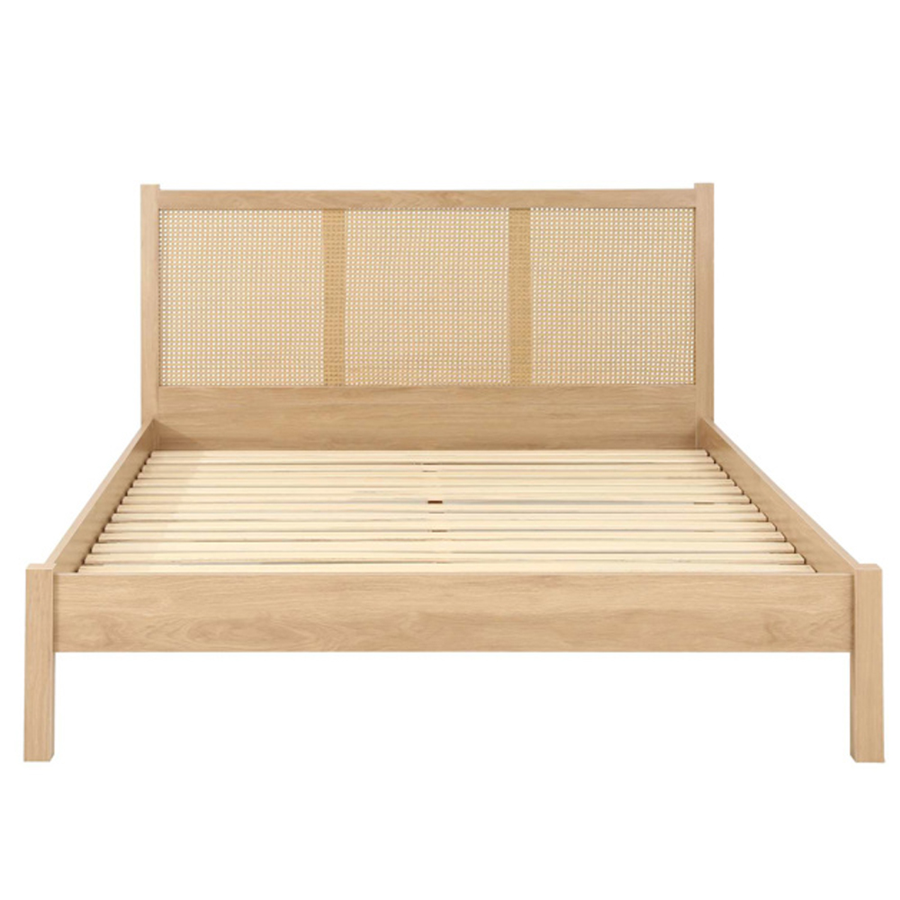 Coralie Wooden King Size Bed In Oak