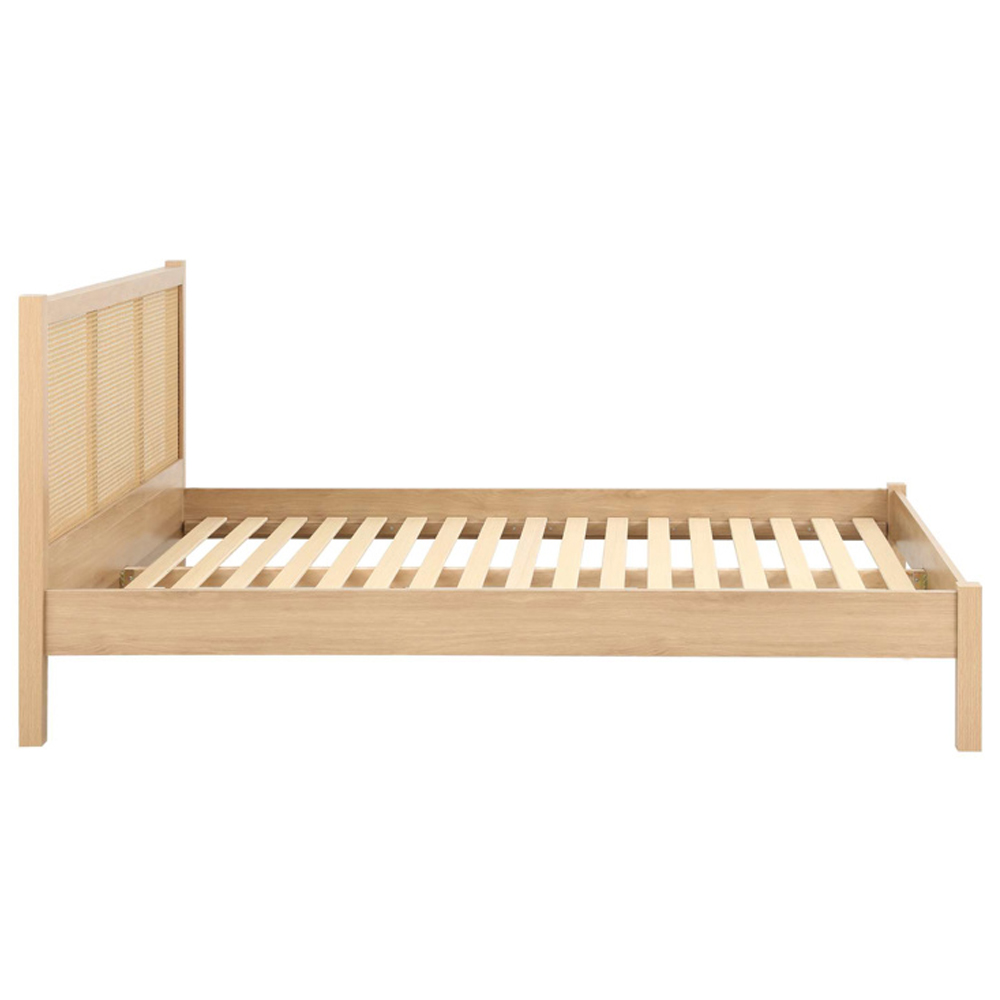 Coralie Wooden King Size Bed In Oak