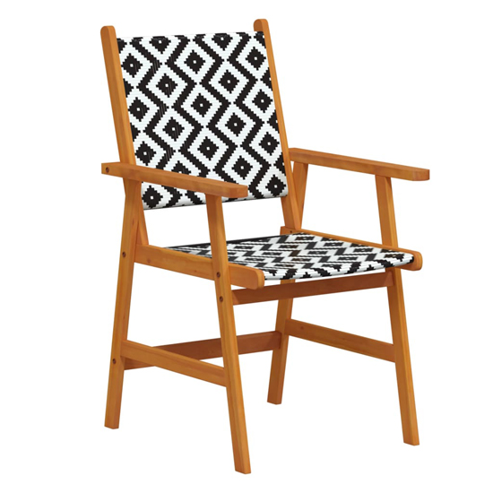 Corbin Small Acacia Wood 5 Piece Garden Dining Set In Natural