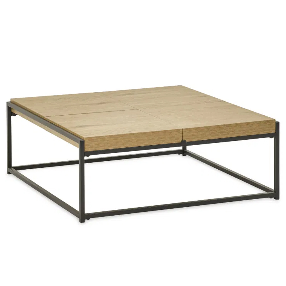 Corbin Wooden Square Coffee Table - Light Oak