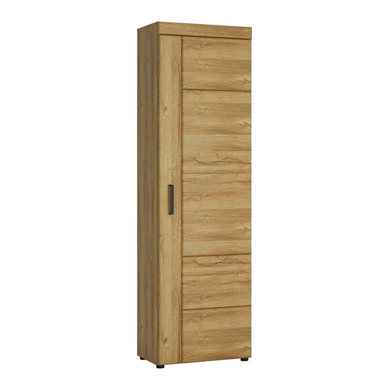 Photo of Corco tall right handed storage cabinet in grandson oak