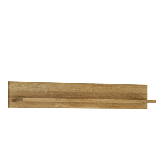 Read more about Corco wooden wall shelf small in grandson oak