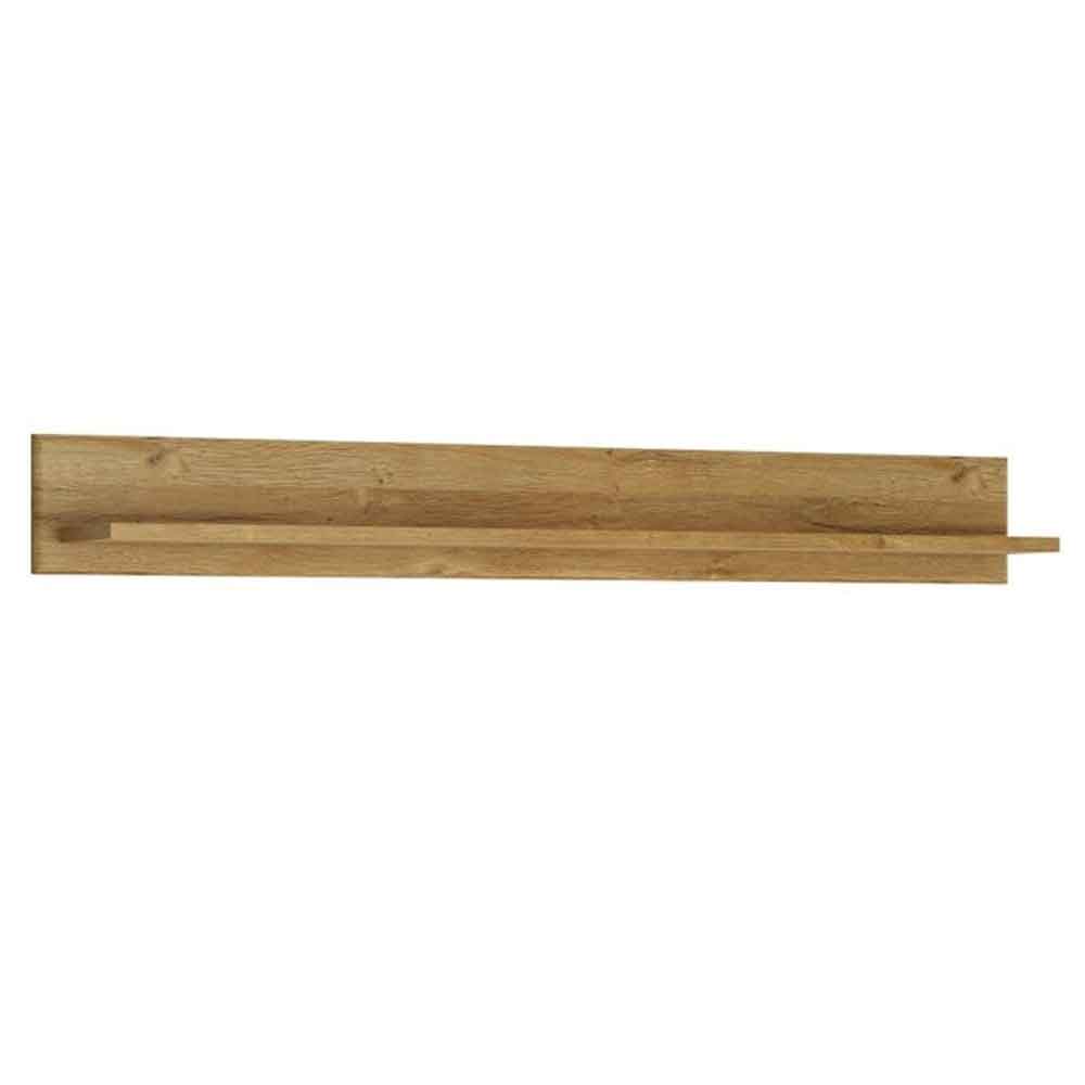 Corco Wide Wooden Wall Shelf in Grandson Oak