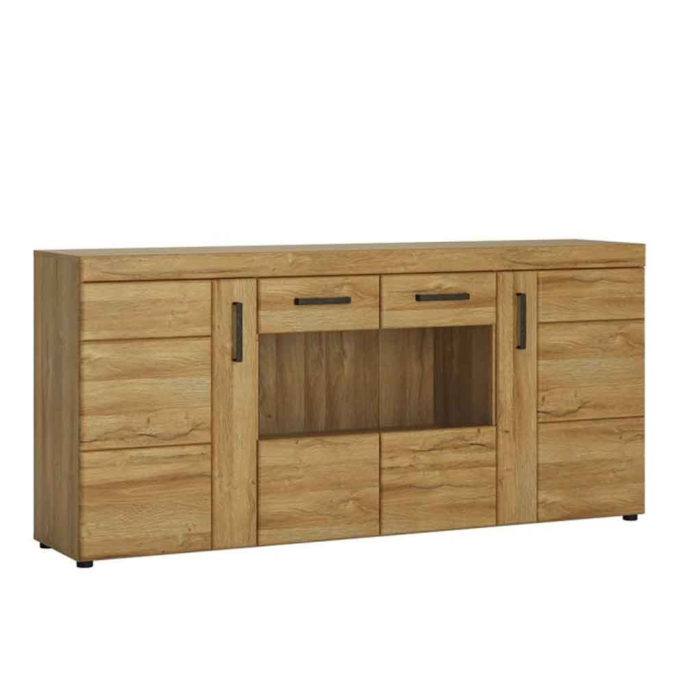 Corco Wooden Sideboard with 4 Doors in Grandson Oak