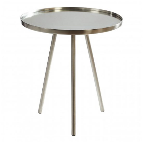Cordue Glass Top Side Table In Matte Nickel_1