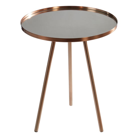 Cordue Round Glass Top Side Table In Copper_2