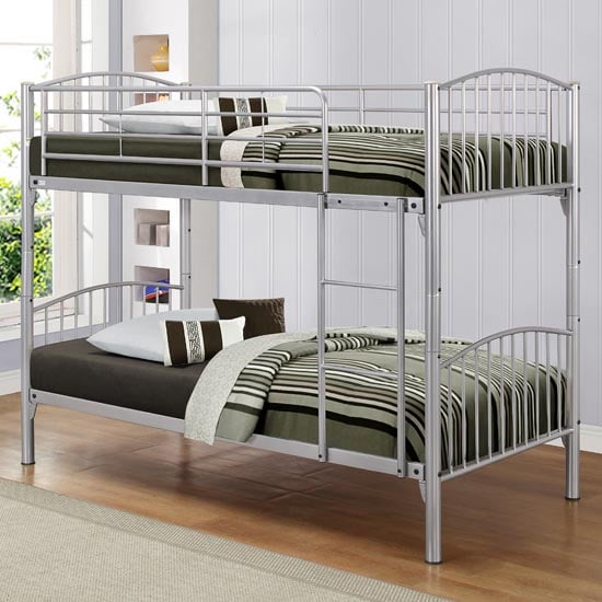 Photo of Carfu metal single bunk bed in silver