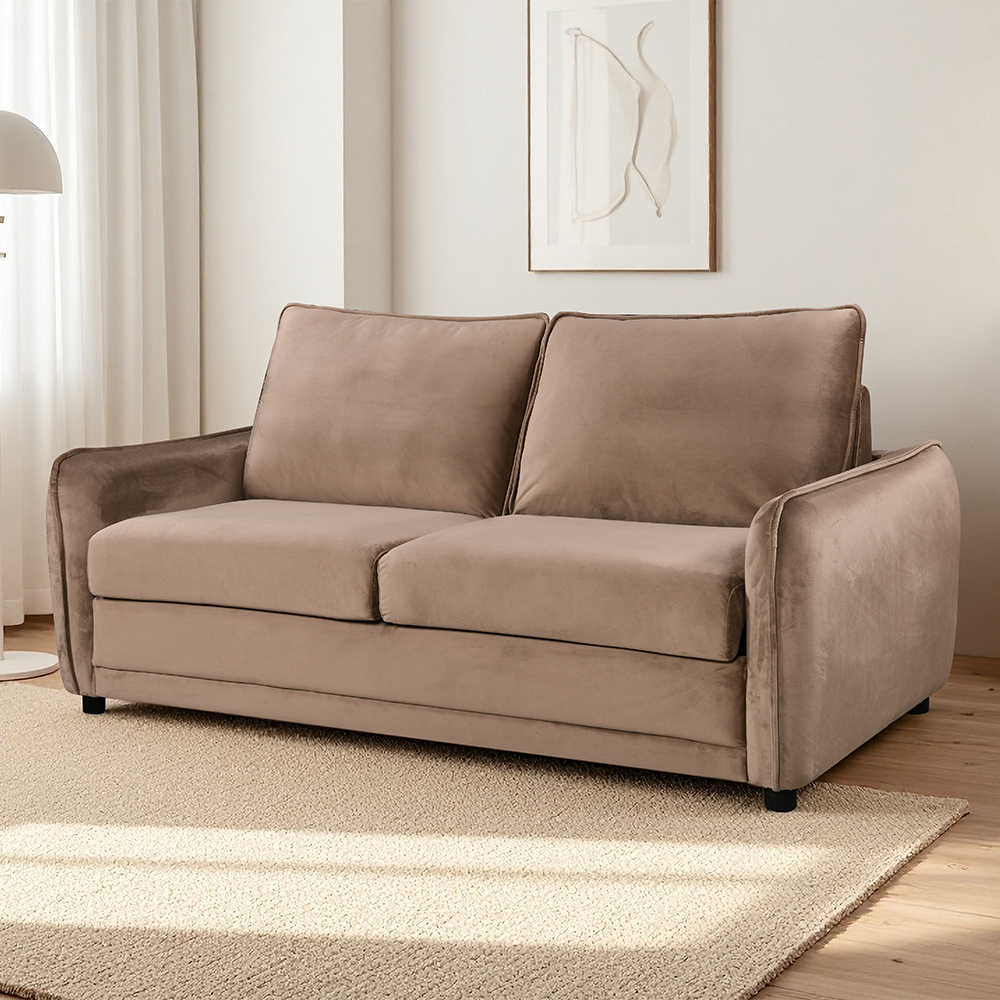 Cormex Fabric Sofa Bed in Cookie