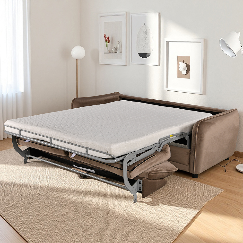 Cormex Fabric Sofa Bed in Cookie