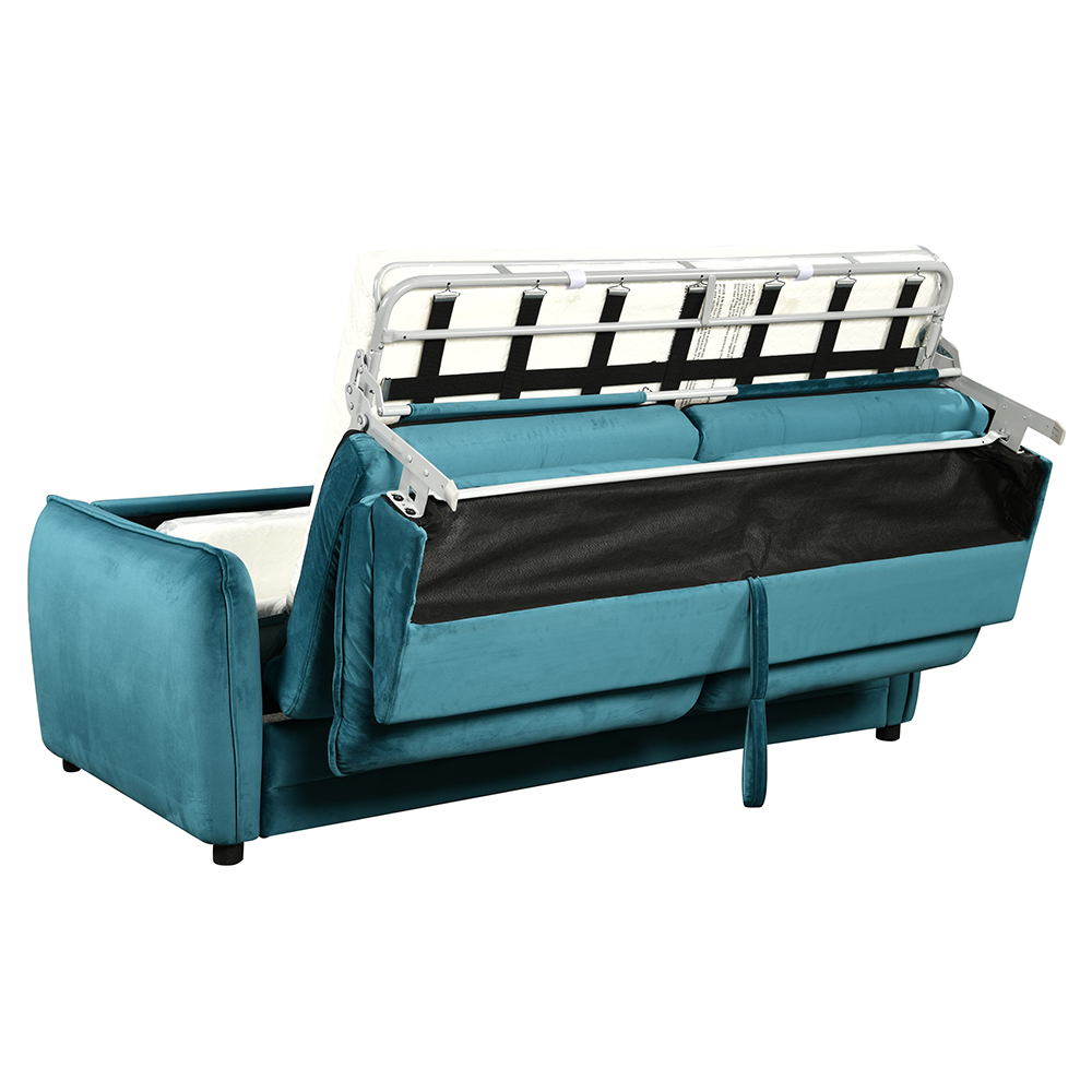 Cormex Fabric Sofa Bed in Ocean Blue