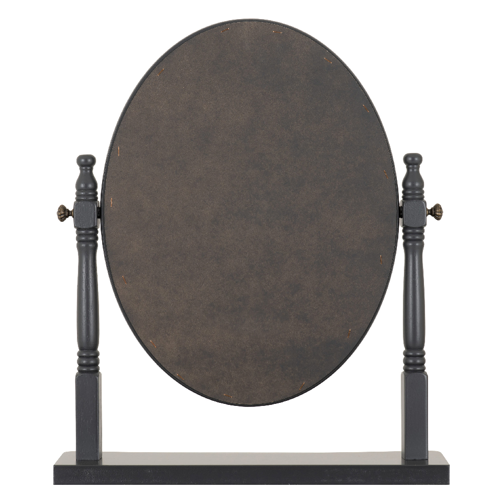 Corrie Dressing Table Mirror In Grey Frame