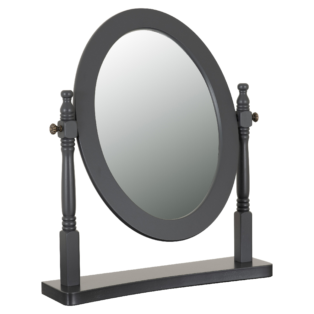 Read more about Corrie dressing table mirror in grey frame
