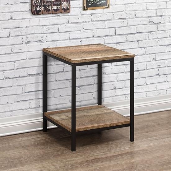 Coruna Wooden Lamp Table In Rustic And Metal Frame_1