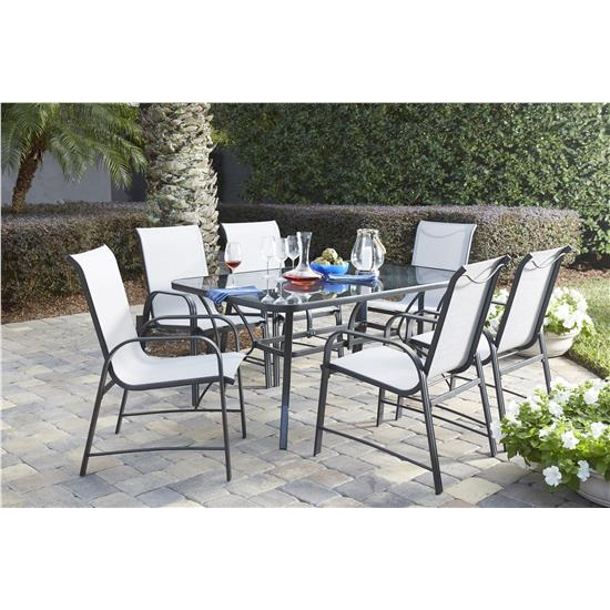 Crook Outdoor Paloma Glass Dining Table In Dark Grey_4