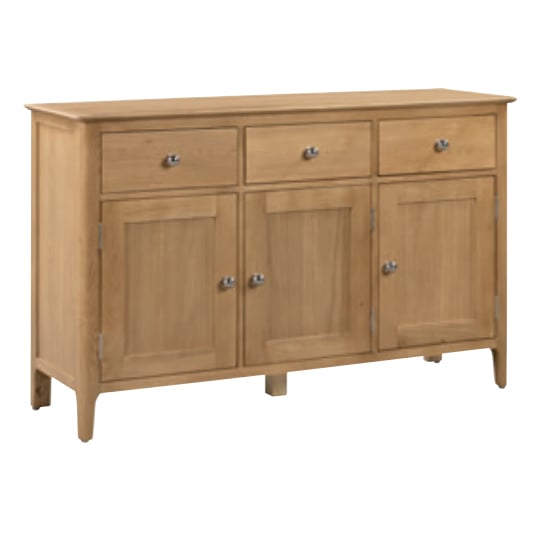 Read more about Callia sideboard in oak with 3 doors and 3 drawers