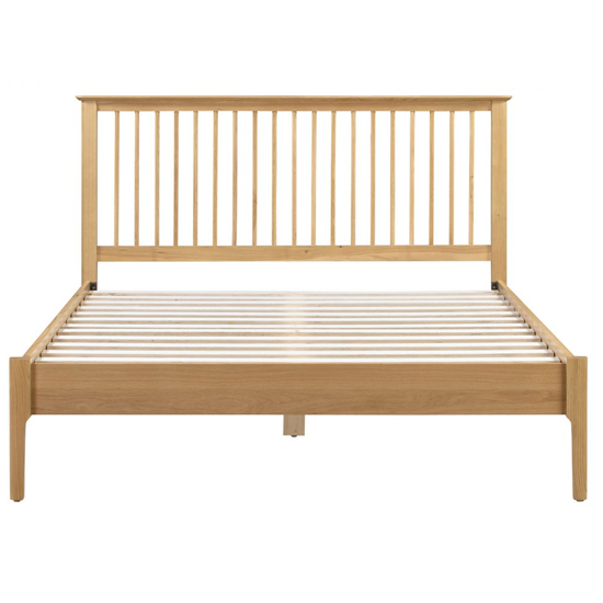Callia Wooden Double Bed In Oak