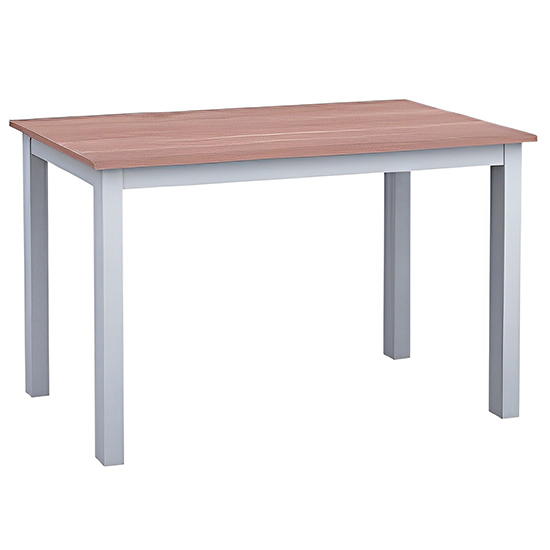 Cotswolds Wooden Dining Table In Grey And Oak