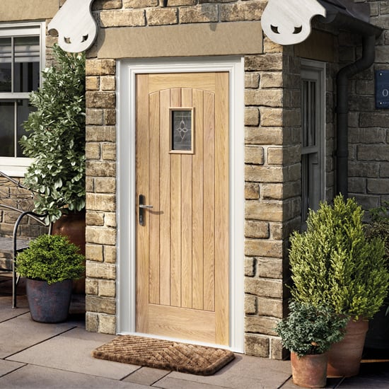 Cottage 1981mm x 838mm External Door In Oak