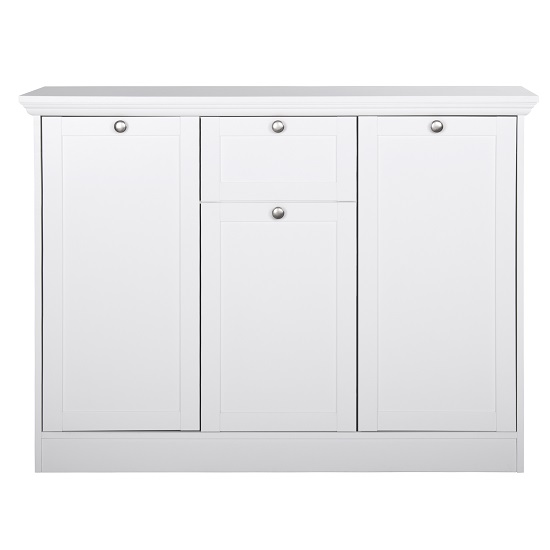 Country Sideboard In White With 3 Doors And 1 Drawer_3