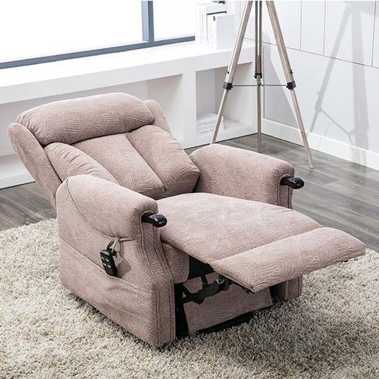 Covent Fabric Electric Riser Recliner Chair In Mocha_5