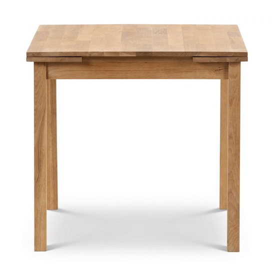 Calliope Wooden Extending Dining Table In Oiled Oak Finish