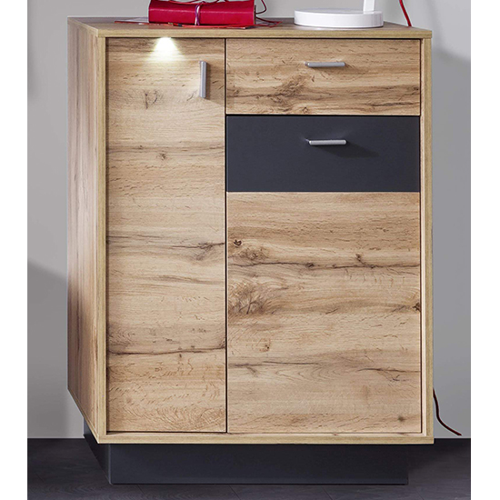 Coyco led shoe storage in wotan oak and grey £339.95 go