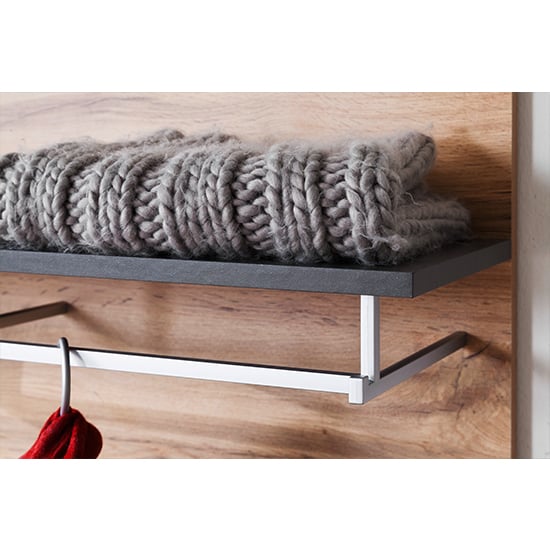 Coyco Wooden Tall Coat Rack In Wotan Oak And Grey_4