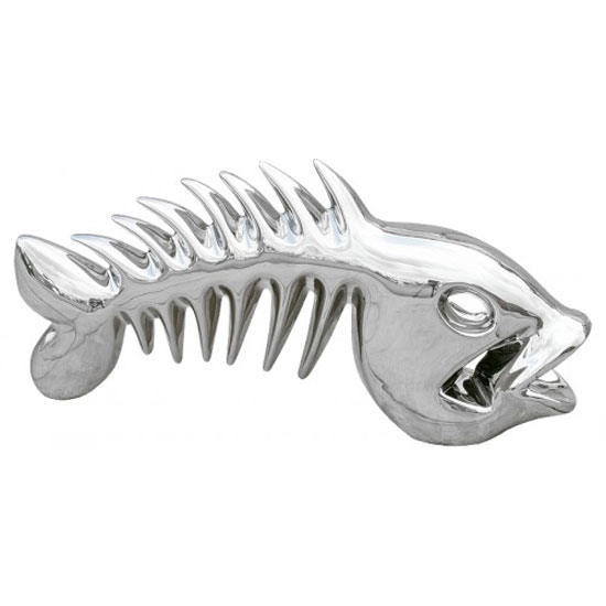 Product photograph of Platinum Fish Bone Sculpture from Furniture in Fashion