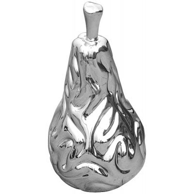 Product photograph of Platinum Pear Sculpture from Furniture in Fashion