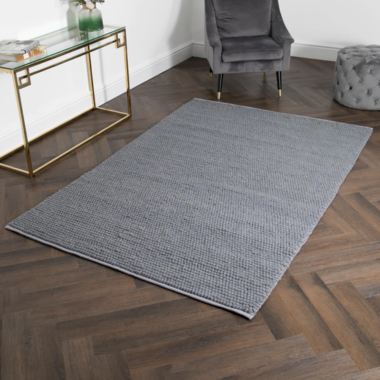 Cranbrook Small Bubble Wool Rug In Grey_Discontinued