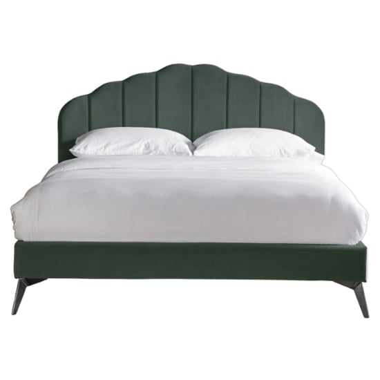 Craven Fabric King Size Bed In Ocean Furniture in Fashion