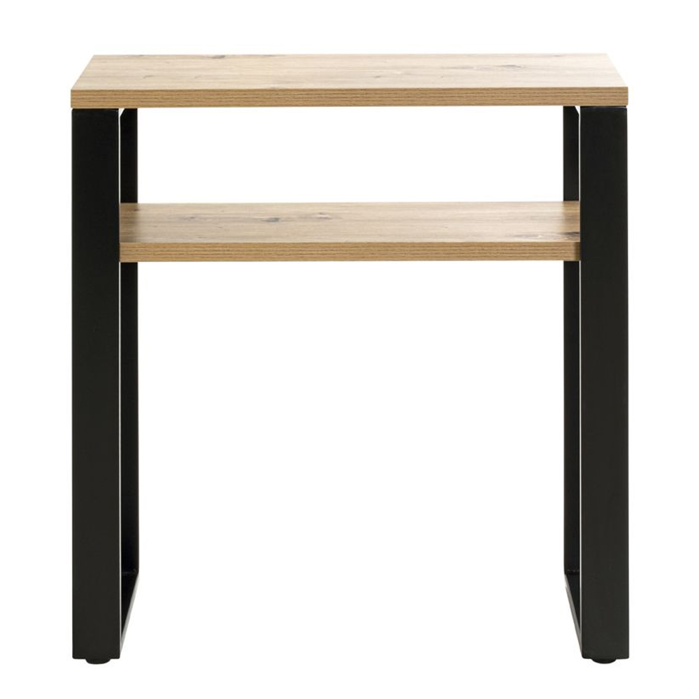 Creek Wooden Console Table In Oak And Black