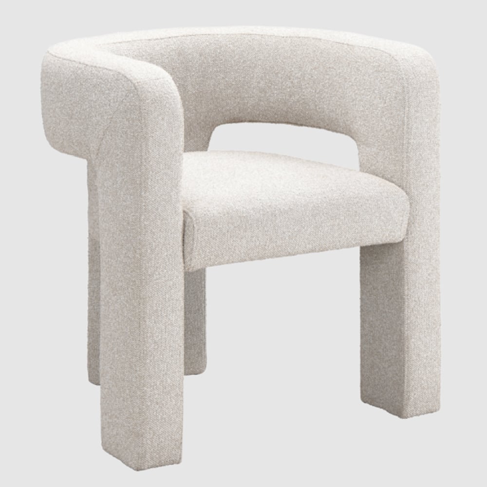 Cresco Fabric Occasional Chair In Mink