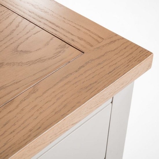 Raisie Wooden Coffee Table Rectangular In Oak Top And Grey_2