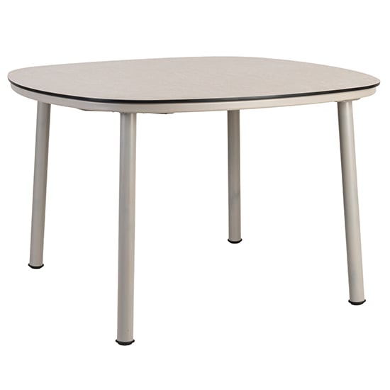 Crod Outdoor 1200mm Sand Wooden Dining Table In Beige Legs_1
