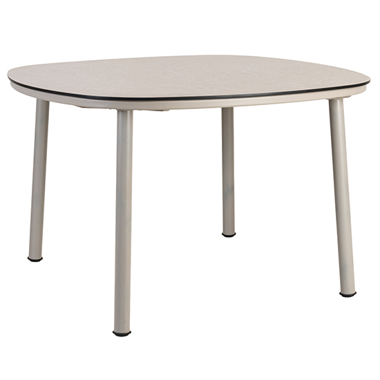 Read more about Crod outdoor 1200mm sand wooden dining table in beige legs