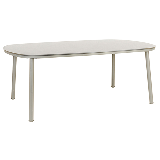 Read more about Crod outdoor 2000mm sand wooden dining table in beige legs