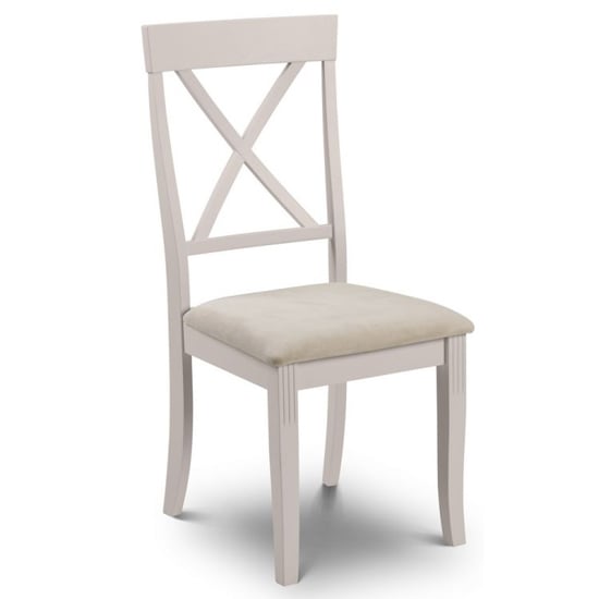 Photo of Dagan wooden dining chair in elephant grey