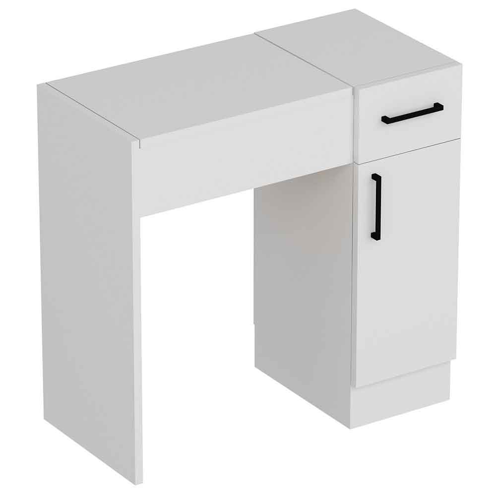 Crosaro Wooden Dressing Table with Mirror in White
