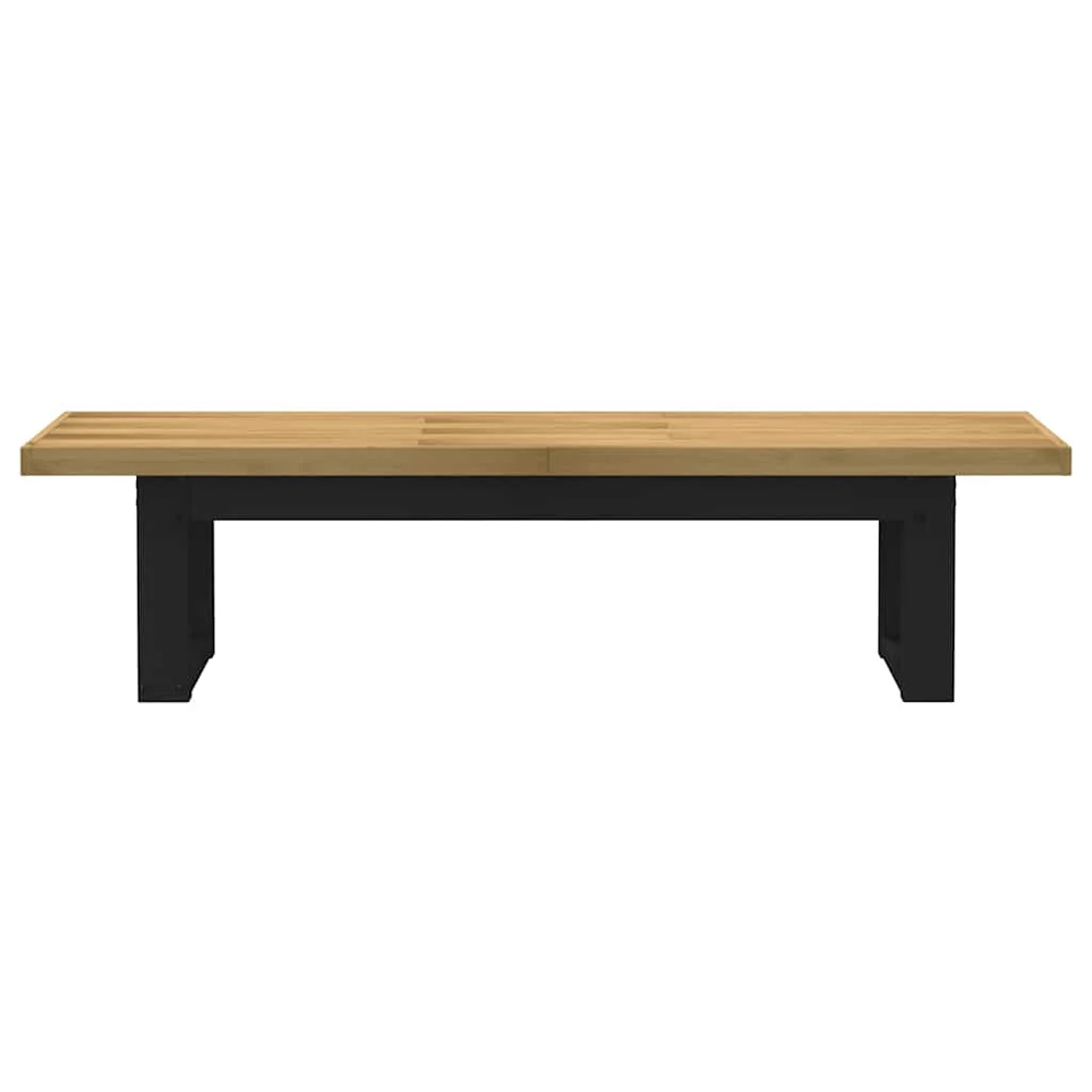 Crowley Wooden Dining Bench With U-Shaped Legs In Natural