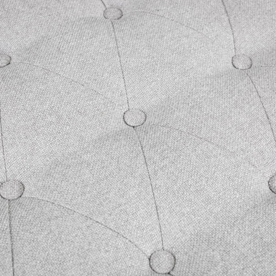 Croydon Fabric Footstool In Ash Furniture in Fashion