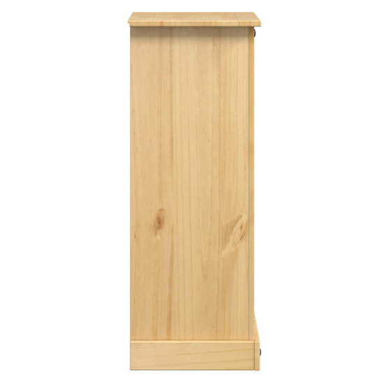 Croydon Wooden Bedside Cabinet With 5 Drawers In Brown