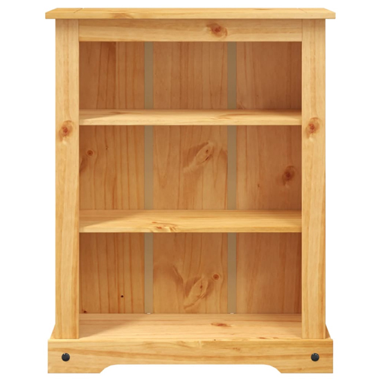 Croydon Wooden Bookcase With 3 Shelves In Brown