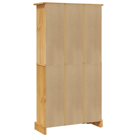 Croydon Wooden Bookcase With 4 Shelves In Brown