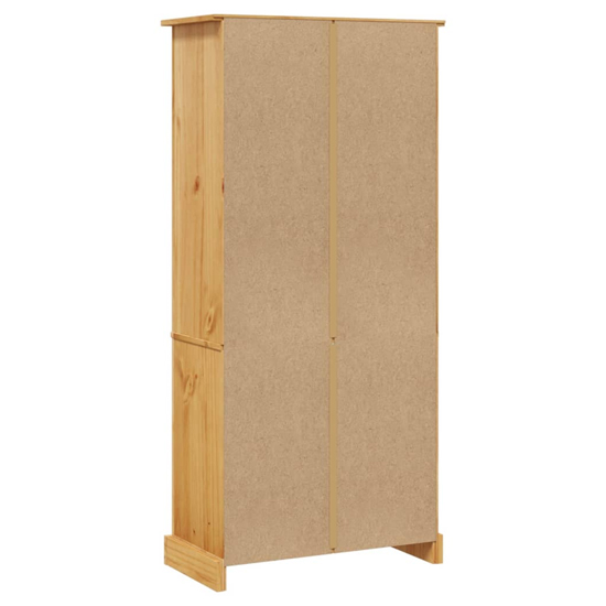 Croydon Wooden Bookcase With 5 Shelves In Brown