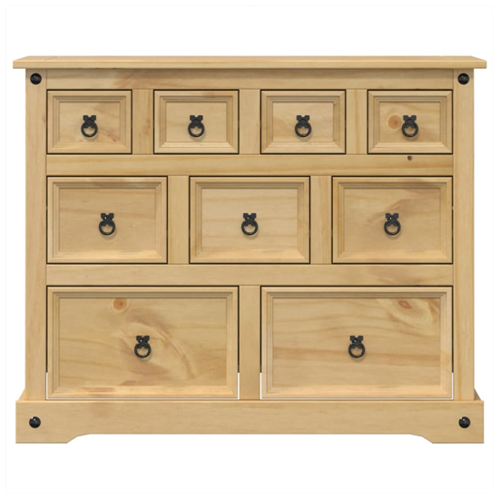 Croydon Wooden Chest Of 9 Drawers In Brown