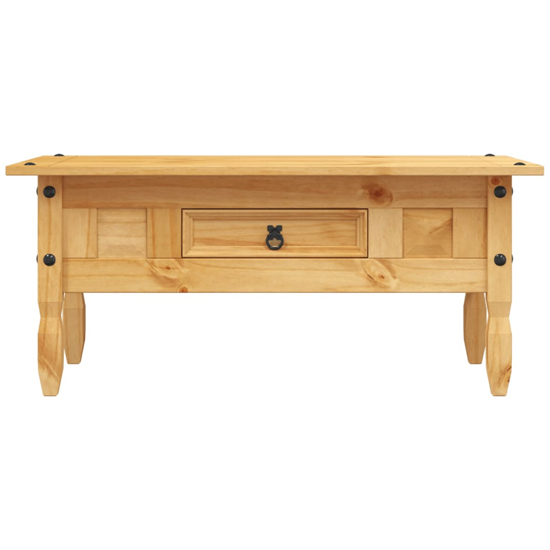 Croydon Wooden Coffee Table With 1 Drawer In Brown