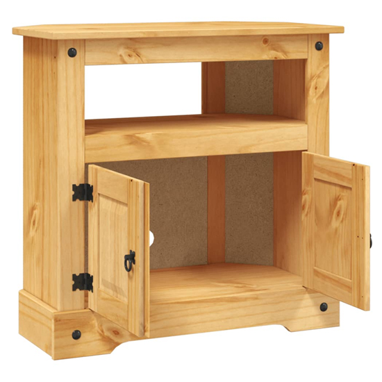 Croydon Wooden Console Table With 2 Drawer In Brown
